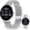 XCOAST SIONA 2 Damen Smartwatch Silber (4,2 cm) 6,9mm hoch - iOS und Android Fitness Tracker AMOLED 21 Sportarten 200 watchfaces Blutsauerstoff Wasserdicht Puls Blutdruck 7 Tage Akku