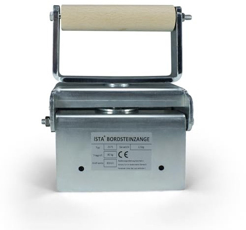 ISTA® Professioneller Steinheber und Bordsteinzange von – Ideal für Pflasterarbeiten und Verlegezange