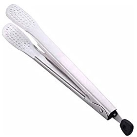 Pinze da Cucina Pinza per Alimenti in Acciaio Inossidabile 304 Pinza per Barbecue Regolabile Pinza per Carne Pinza per Barbecue Pinza per Pasticceria Pinza per Pane Utensili da Cucina