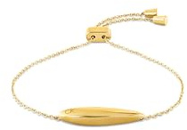 Calvin Klein Gliederarmband für Damen Kollektion SCULPTED aus Gelbgold mit einem Charm - 35000824
