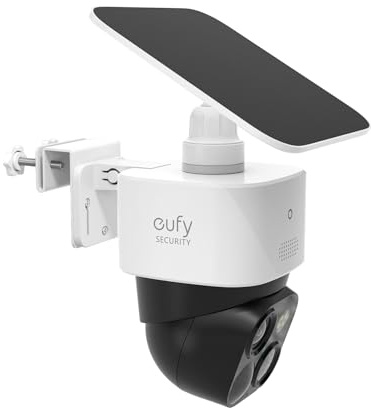 Gutter Mount Compatible with Eufy Security SoloCam S340/SoloCam E30/E42, Solar Security Camera, No-Drill Aluminum Gutter Mount for Eufy Solar Security Camera, Weatherproof & Anti-Rust Outdoor Mount
