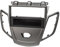 tomzz Audio 2415-101 Radioblende kompatibel mit Ford Fiesta JA8 ab 2009-2017 dunkelsilber mit DIN Ablagefach ohne Display