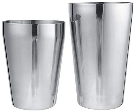 Cocktail Shaker Set Acciaio Inossidabile Vino Mixing Fare Bevande Contenitore Professionale Shaker Cocktail Shaker Maker Kit Case Bar Accessori,600 / 450ml, 800 / 600ml (600/450ml)