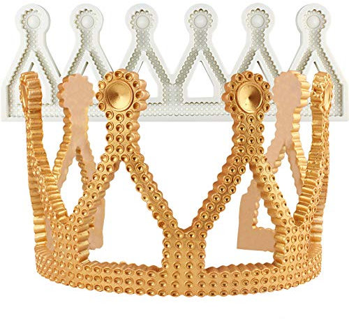 Crown Cake Topper Form, Höhe 12,2 cm, Märchenmotiv