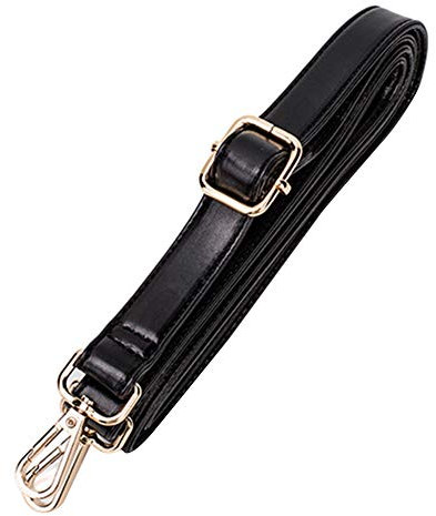 Asudaro Damen Schultergurt Verstellbare Tragegurt Taschen Strap PU-Leder Taschengurt Trageriemen Umhängegurt Schulterriemen mit 2 Karabinerhaken Handtaschen Zubehör 70-140cm
