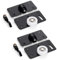 KiKiHong 2 Set Guardaroba mobili Porta Scorrevole Puleggia Rulli