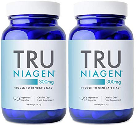 TRU NIAGEN Klinisch Untersucht NAD+ Supplement 300mg 180 Kapseln, 1 pro Tag | Bildet nachweislich NAD, Nicotinamid Ribosid trägt zur Verringerung von Müdigkeit und Ermüdung bei, Vorrat für 6 Monate
