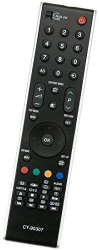 ALLIMITY CT-90307 Fernbedienung Ersatz für Toshiba REGZA LCD TV 32XV505D 42CV505D 32AV565DG 19AV505D 42XV556D 32AV504DG 19AV506DG 42XV555D 37RV555D 32XV505DG 32AV505D 32AV555DB