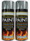 HZ ENTERPRISES 2 X Heat Resistant Matt Silver Spray Paint Stove Exhaust High Temperature 300ml
