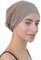 Deresina Headwear Satin Beanie, Sleep Cap for Hair Loss - (Mink)