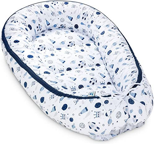 Pepi Babynest - Sicher und Komfortabel Baby-Kokon für Neugeborene - Handmade - Nestchen für Baby - Hergestellt aus 100 Prozent Baumwolle - Warmes Babynestchen Neugeborene Magic Space