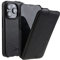 Mobiskin Hülle passend für Apple iPhone 14 PRO (6,1 Zoll), Handyhülle mit beschichtetem Leder, Case, Schutzhülle klappbar, dünne Handy-Tasche, Slim Cover, Schwarz