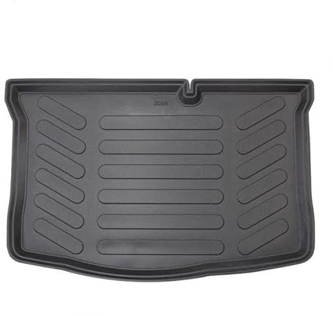 Trimak Passgenau 3D Kofferraumwanne Kompatibel mit Hyundai i20 2 Gen 2014-2020 Kofferraummatte Schutzmatte Auto Zubehör Antirutschmatte Kantenschutz TPE Gummi Dauerhaft Schwarz
