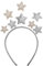 Vaguelly Weihnachten Stern Haarreif, Pailletten Antennen Haarband Glitter Engel Stirnband Weihnachts Kostüme Accessoire für Erwachsene& Kinder
