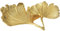 Qwertfeet Blatt Gold Ginkgo Biloba Blatt Dekorative Schale Gold Schmuck Schale Schreibtisch Dekorative Schale Organizer Tablett für Ring Halskette