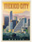 MyPuzzle Mexiko: Mexiko-Stadt, Vintage Poster - Premium 1000 Teile Puzzle - MyPuzzle Sonderkollektion von Anderson Design Group