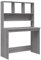 vidaXL Scrivania Mensole Grigio Sonoma 102x45x148 cm Legno Multistrato
