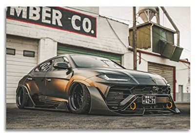 Sportauto-Poster für Lamborghini Urus SUV Rennwagen Supercar dekorative Malerei Leinwand Wand und Kunst Bild Familienzimmer Dekor 30 x 45 cm