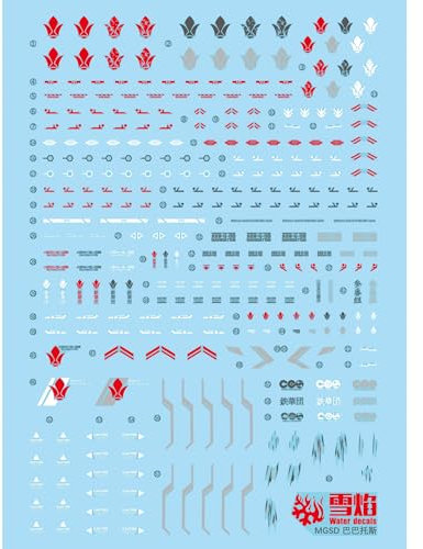 ANSAI Water Paste Water Slide Decals for MGSD Barbatos Scale Model