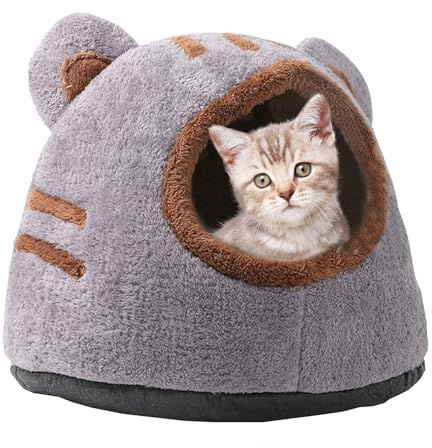 Katzenbett, Katzenbetthöhle, Katzenbetten für Innenkatzen, Katzenhöhle, Katzen -Iglu, Katzenhaus, Kätzchenbett