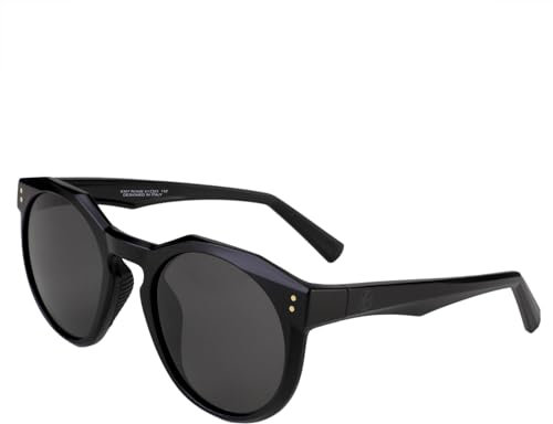 BUNVICK Polarisierte Hochleistungs-Sonnenbrillen aus Echtem Glas für Männer und Frauen, italienisches Design, Anti-Glare, UV400, Corning Echtes Glas Linsen（6307 Venice Gray）