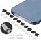 20 Pack Tapones Antipolvo para iPhone, Cubierta de Puerto Fundas de Silicona para Tapón Antipolvo para Teléfono Compatible con iPhone 14 13 12 11 Pro MAX SE XR 8 Plus Mini 8 7 iPad Airpods
