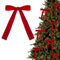 12 Stück 13x18cm Weihnachten Schleifen Zierschleifen Weihnachtsbaum Bögen Weihnachtsdeko Weihnachtsschleifen Weihnachtsbogen Geschenkschleife für Weihnachtskranz Dekorationen Geschenke (Rot)