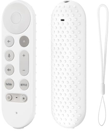 TINGYR Funda Compatible con Google TV Streamer 4K 2024, Protección de Ajuste, Anti-Rasguños, Carcasa Compatible con Google TV Streamer 4K 2024.(Blanco)