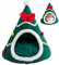 Christmas Bauble Pet Beds, Weihnachtsbaum Katzenhöhle, Weihnachten Katzenbett Katzenhaus, Weihnachten Hundebetten, Weich Weihnachtsbaum Haustierbett Hundesofa Katzensofa für Katzen Hunde (Grün, M)