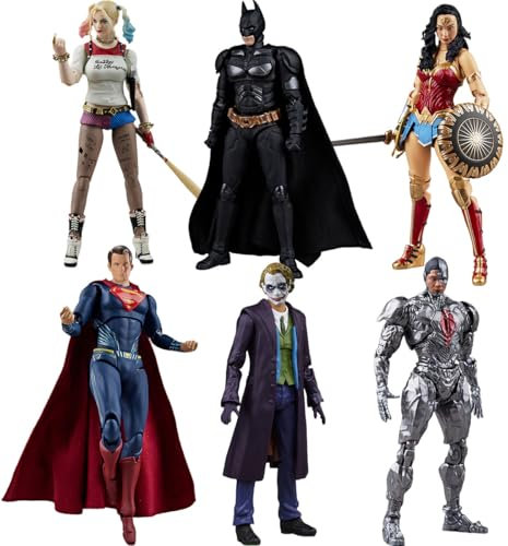 HiPlay Fondjoy 1/9 D-C Figuren Set von 6 Modellen Actionfiguren