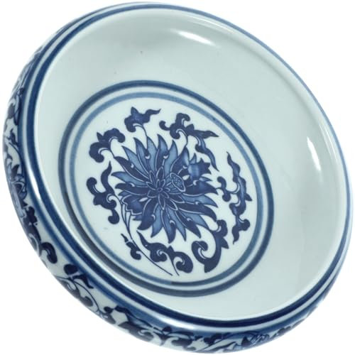 Tofficu Ceramic Ink Brush Washer Writing Supply for Calligraphy Clean Tool for Ink Brush Ceramic Clean Washer Suitable for