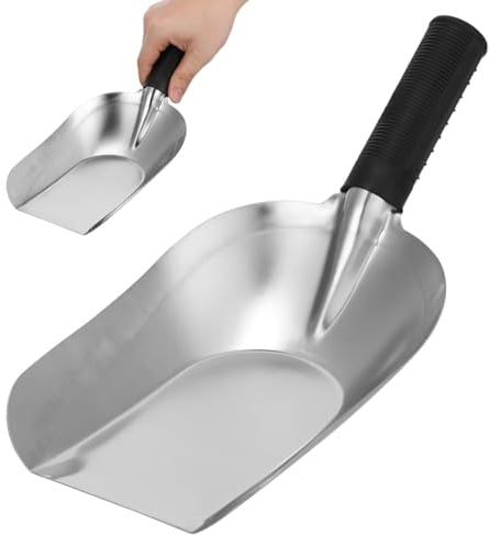 Toddmomy Handschaufel Metall aus Edelstahl - Robuste Gartenkelle für Gartenarbeit, Kleine Gartenschaufel zum Pflanzen & Lockern von Erde, Ergonomisches Handwerkzeug für Schwere Einsätze