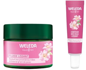 WELEDA - Lot Fluide lissant Rose musquée & Thé blanc et Contour des yeux