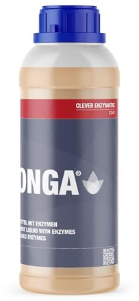 Konga Clever Enzymatic Neutralwaschmittel | Professionelle Enzymformel für Waschmaschinen | Entfernt Protein-, Stärke- und Fettflecken | pH-Wert 7–8 | Farbschonend | 1-l-Konzentrat