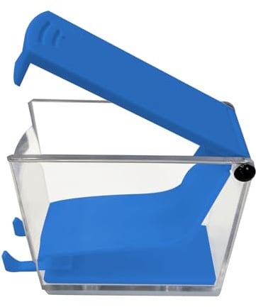 Zahnarzt-Wattepad-Rolle – Aufbewahrungsbox für Wattepads, kompaktes und | transparentes Material, sauberer und zugänglicher Druckverteilungsmechanismus | Hält die Löcher