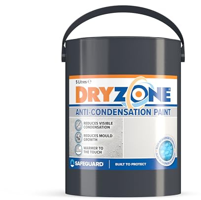 Dryzone Anti Condensation Paint (5 Litres, White, Matt Finish) Helps prevent mould and fungal growth