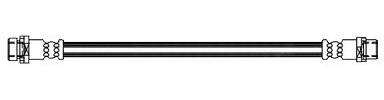 Borg & Beck BBH8323 Brake Hose To Fit BMW X5 E70 X6 E71 E72