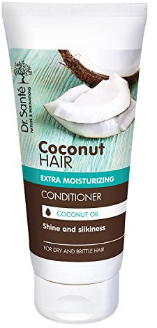 Dr. Santé Coconut Hair Conditioner Spülung für trockenes haar 200 ml (6,76 fl.oz) Feuchtigkeitsspendende Haarspülung