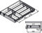 BLUM ORGA-LINE Besteckeinsatz/Facheinteilung Set ZSI.XXXKI4, Nennlänge 450 mm