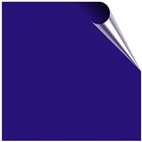 Bolsover Designs 50 x Dark Blue Gloss Tile Stickers for 15cm x 15cm / 6 Inch Waterproof for Kitchen, Splashback, for Bathroom, Self Adhesive, Peel and Stick On, Removable for House Renters