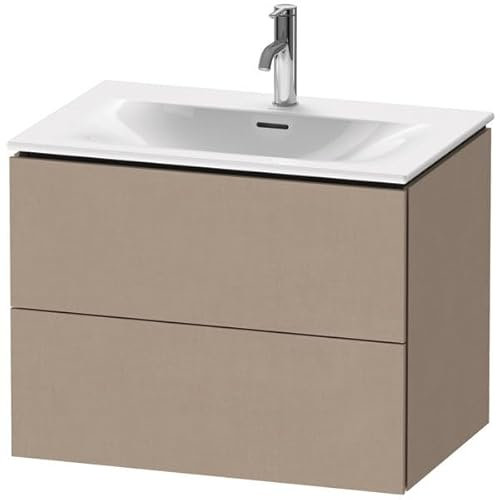 Duravit L-Cube Waschtischunterbau wandhängend LC6306, 720x481 mm, 2 Schubkästen, für Viu 234473, Farbe: Leinen - LC630607575