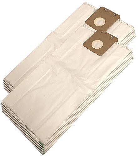PakTrade 10 Sacs Aspirateur pour Nilfisk GD 1005, GD1000, GD1000 14 LTR, GD1005, GD101/01, GD1010, GD111, GD111 Thor Eco, GD2000, GD710, GD910, GD910A