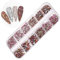 1440 piezas Diamantes de Imitación de Uñas Cristal AB Diamantes 3D Nail Glitter Pedrería para Manualidades en Uñas y Cara (H)
