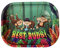Wise Skies Metal Rolling Tray Smoking Accessory Grey