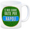 speecheese Il mio cuore batte per Napoli Tazza in ceramica Kaffeebecher Italien Neapel Kaffeetasse Mein Herz schlägt für Neapel Stadt Appassionato di sport Sportfan Calcio Fussball