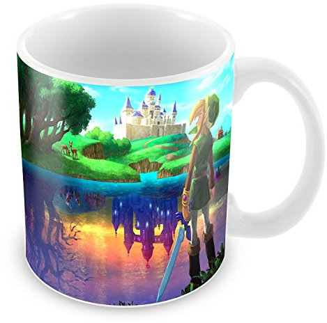 Zelda Héros Link Chateau Hyrule Jeux Video Gaming - Taza