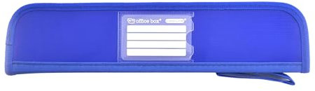 office box, Federmäppchen für die Schule, Flötenhalter aus Polypropylen, 100 % recycelbar, mit verstärkten Kanten, Reißverschluss, Textilgriff und ID-Karte im Lieferumfang enthalten – by Colorline