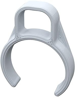 Clip de bâche de piscine pour rail de 40, 35, 30 mm (E.G. Intex), gain de temps, prévention du vent - Blanc