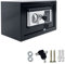 Froadp 22L Einwurftresore Elektronischer Tresor Safe Cabinet 35x25x25cm Möbeltresor mit Schlüssel Wandmontage Hotelsafes Passwort Sicherheitsbox Mini Wandtresor Schlitzsafes für Zuhause Wertsachen