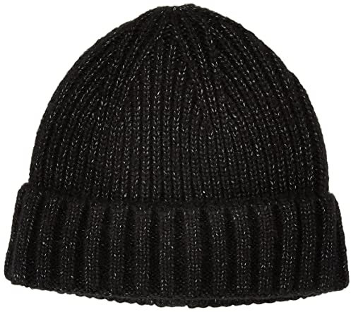 Amazon Essentials Unisex Erwachsene Gerippte Fischermütze, Schwarz, Einheitsgröße